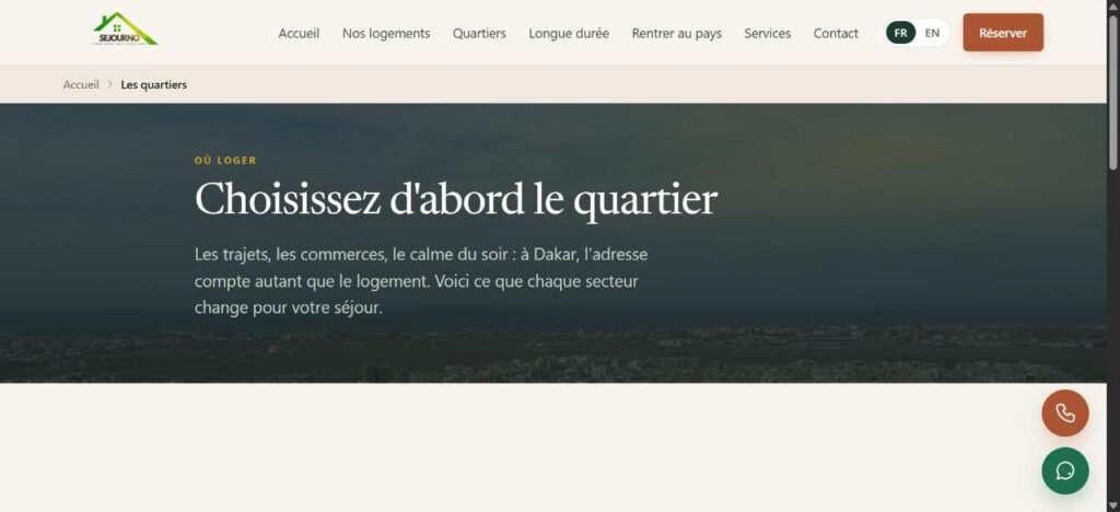 Choisir le quartier avant le logement — ce que cherche réellement une clientèle qui réserve de loin.